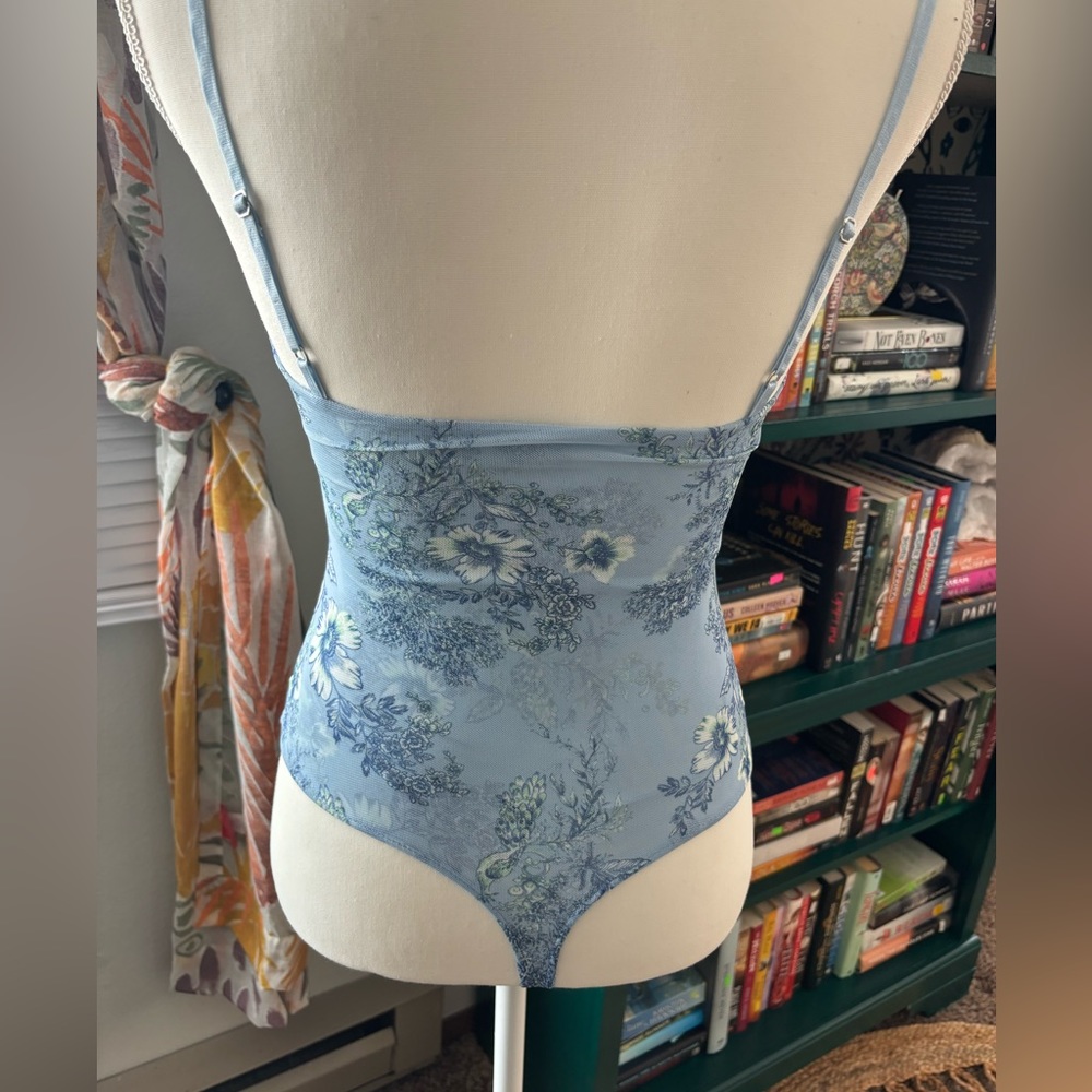 NWOT free people intimately night rhythm printed bodysuit - Picture 5 of 7